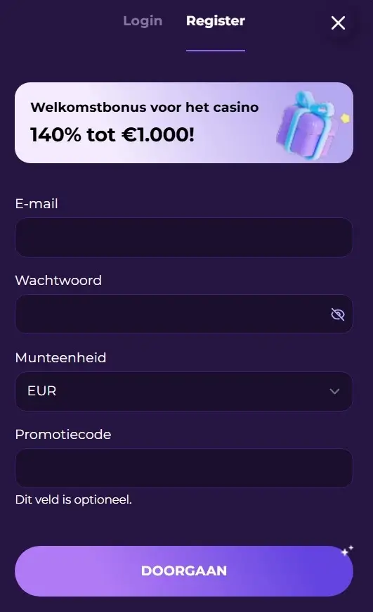 Registratieproces